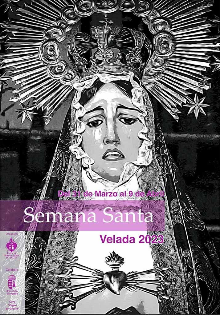 Cartel de Semana Santa en Velada 2023